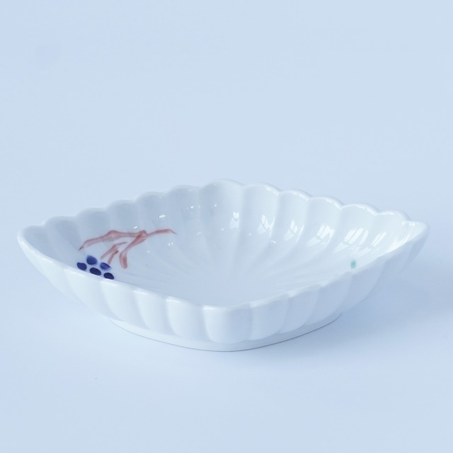 かすが野　菊ひし形小鉢  　〜つよい器〜