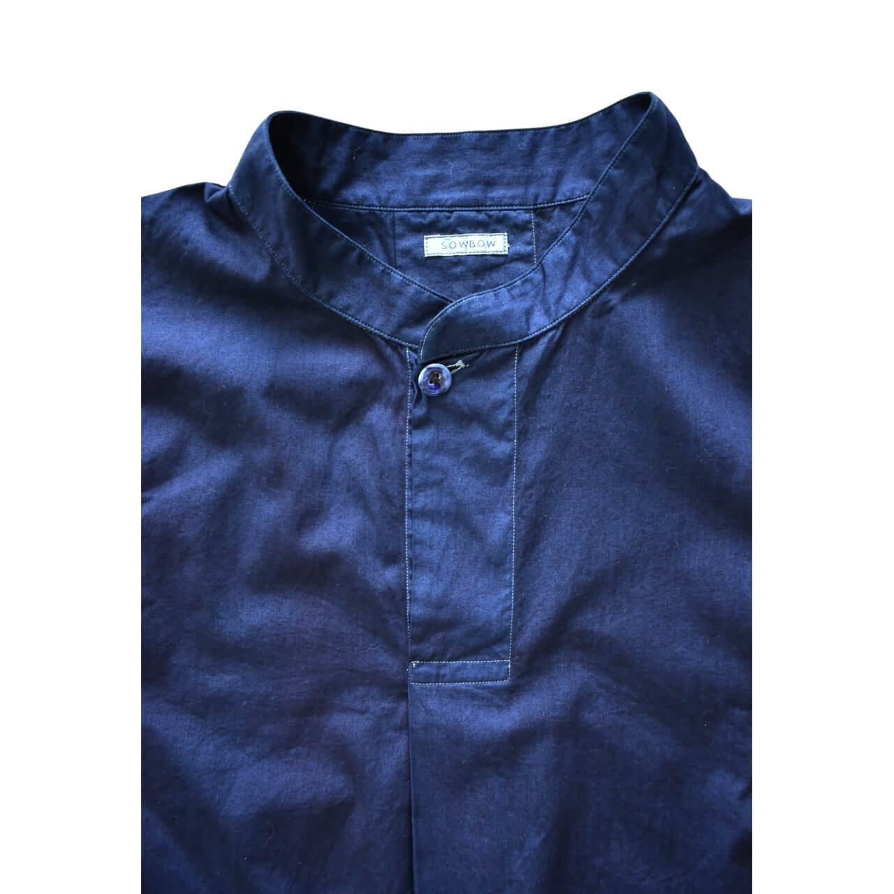 SOWBOW / 蒼氓シャツ (K) FRONT TUCK PULLOVER SHIRTS S/S Broad