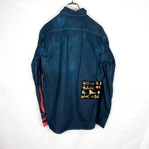 【限定販売】BLACK MARKET×UNFINISHED 　anarchy shirt RED