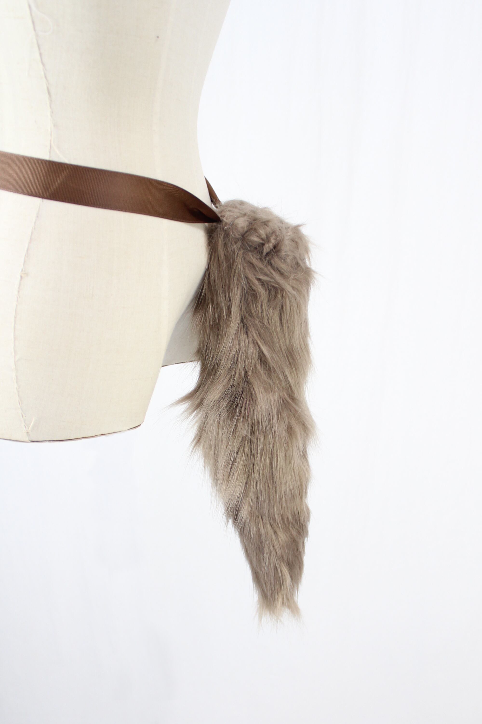 撮影用アイテム けもの 動物 アニマル しっぽ & 耳セット ☆ツイステの