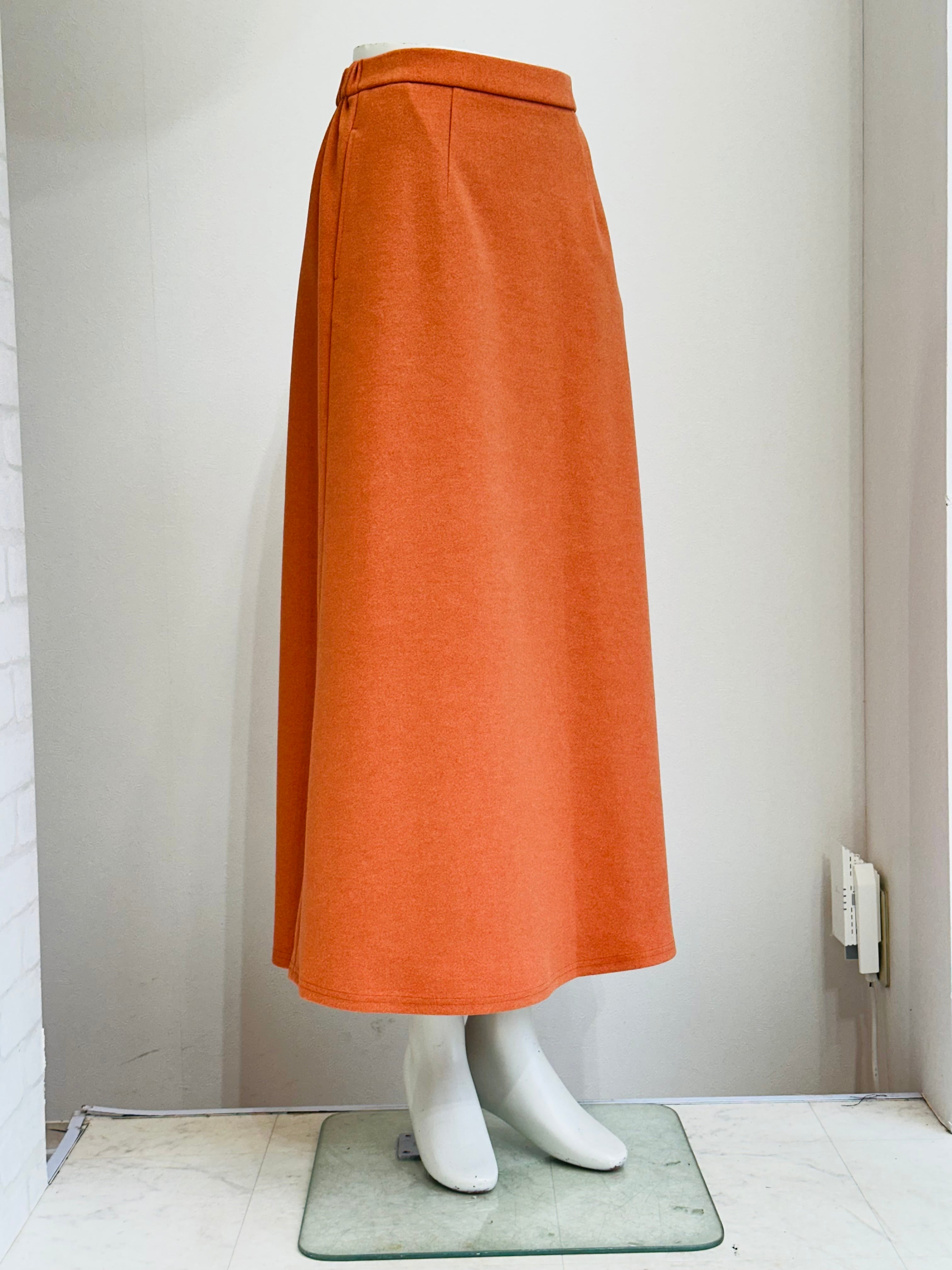 ウールライクストレッチジャージフレアスアート 550- 86011 クロッシェ