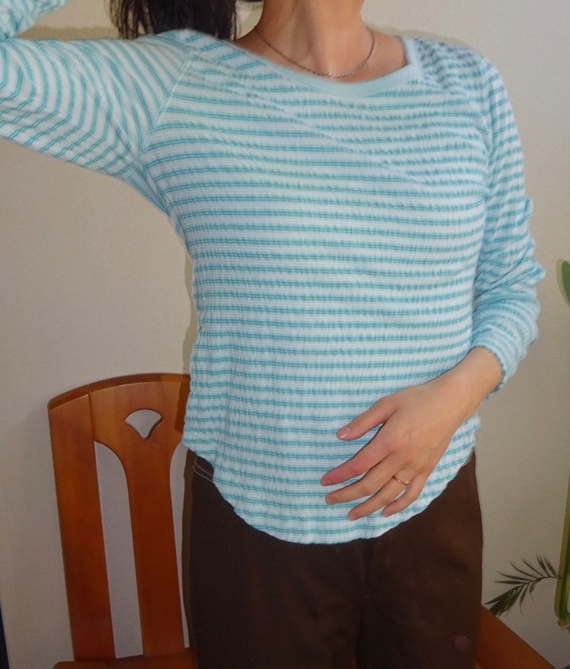 00s～Eddie Bauer border long sleeve tee