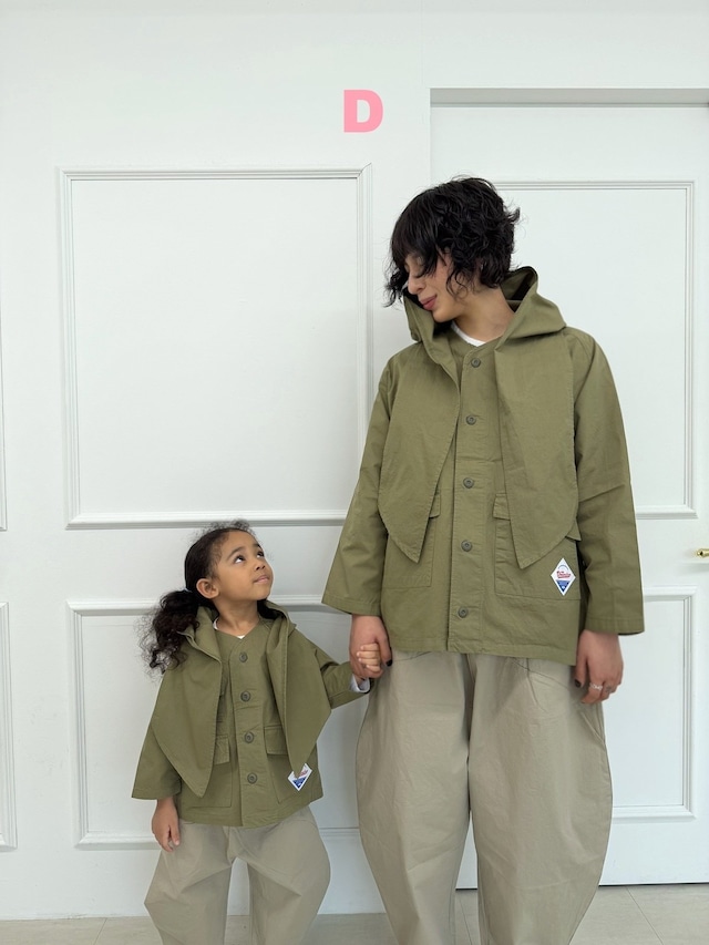 【取寄】dress monster|2way hood muffler jacket (mom)|2WAYフードマフラージャケット(ママ)|FREE|mom|26 autumn