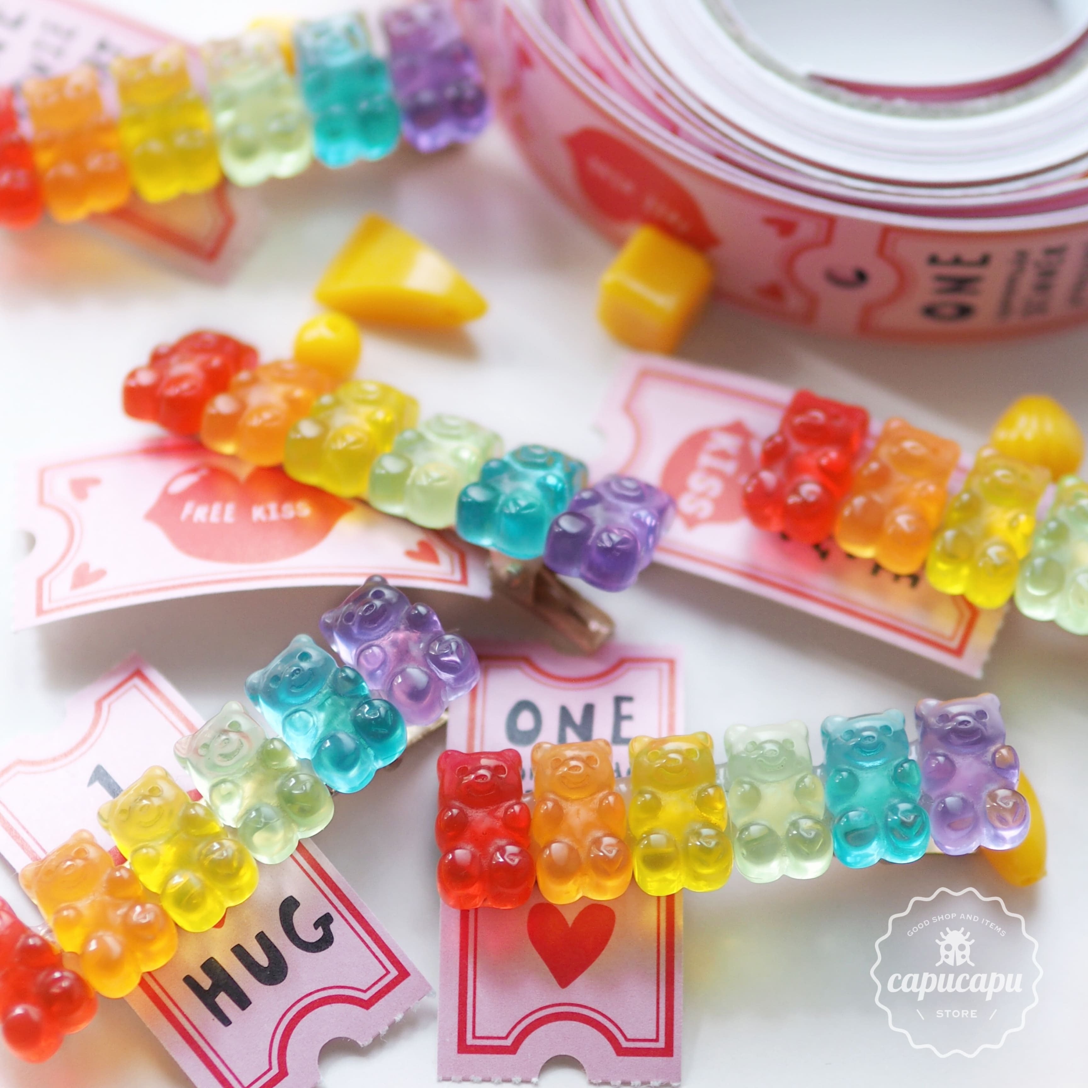 «sold out» gummy bear hair clips ベアーグミ ヘアクリップ