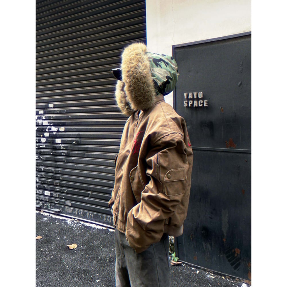 暖かさUP】刺繍ファー中綿ジャケット T1990 | wshot