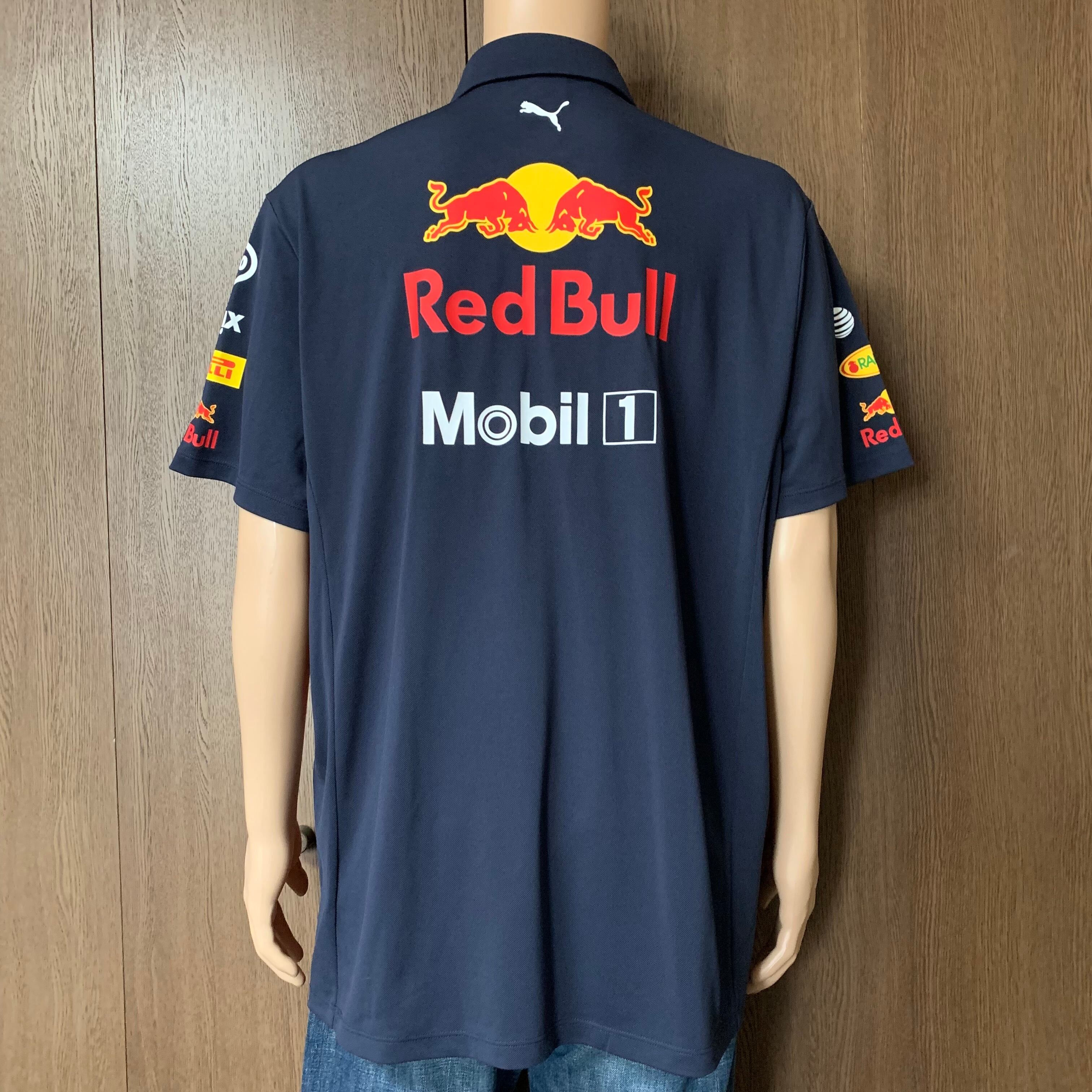 【レア】F1 PUMA REDBULLレーシングシャツ　ポロシャツ