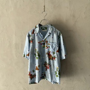 -PRADA- 2017s/s aloha cotton shirt