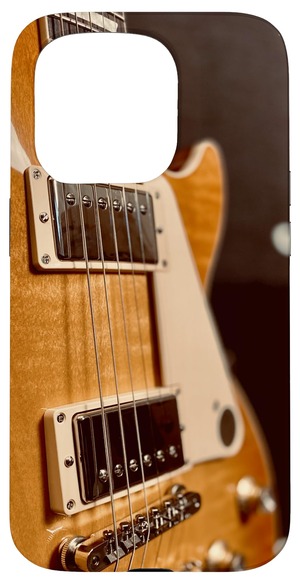 【努力特価】エレキギター音楽家 スマホケース iPhone 15 Pro 用
