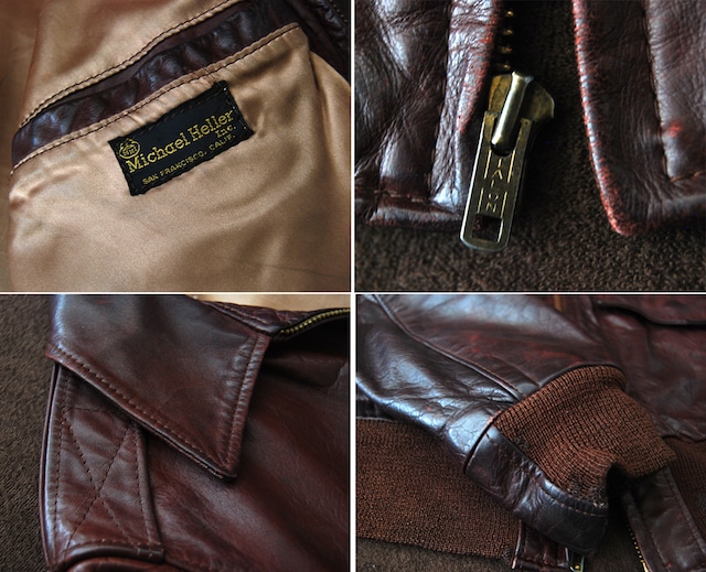 60s Michael Heller A-2 JACKET