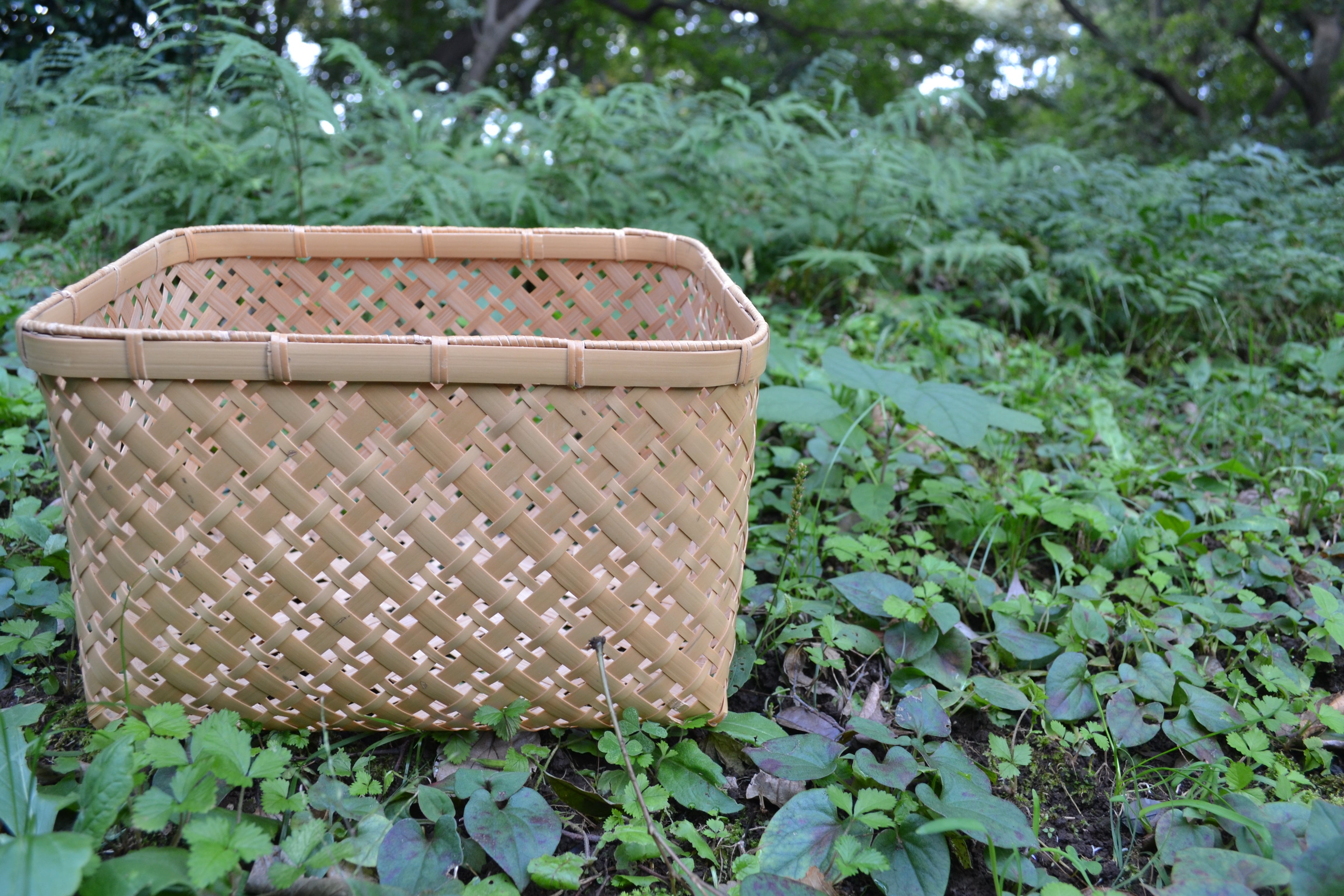 四ツ目スクエアカゴ～受注生産品～ | 竹工房 UKI