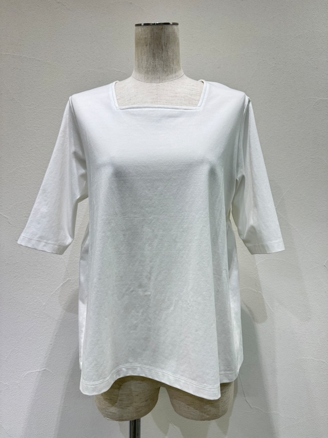 スクエアネックバックギャザーTOPS601454【cyantokyo】