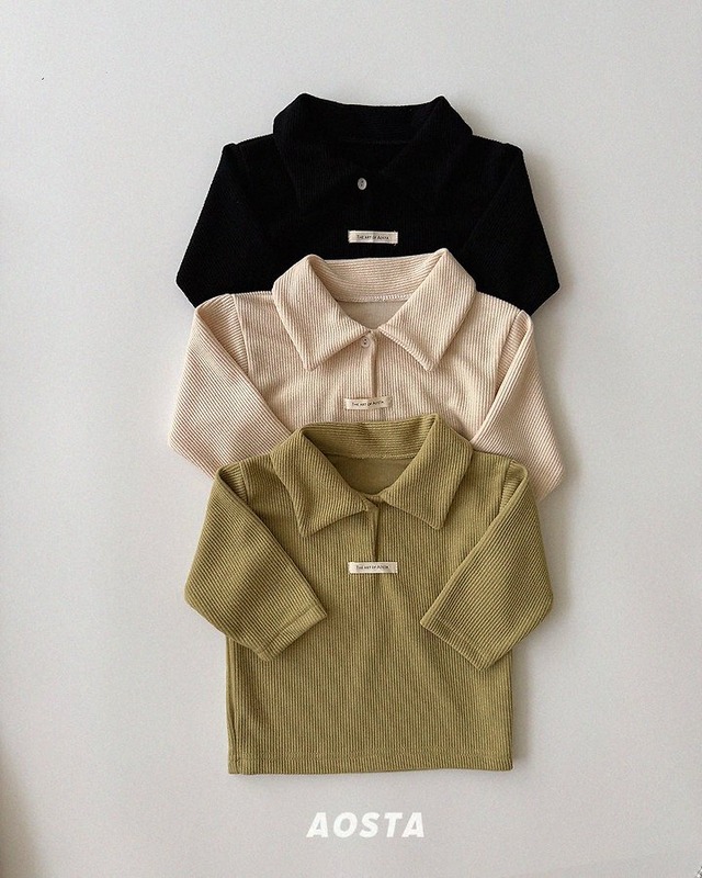 【取寄】Aosta  モルモルカラーTシャツ｜秋服｜韓国子供服｜26/AT
