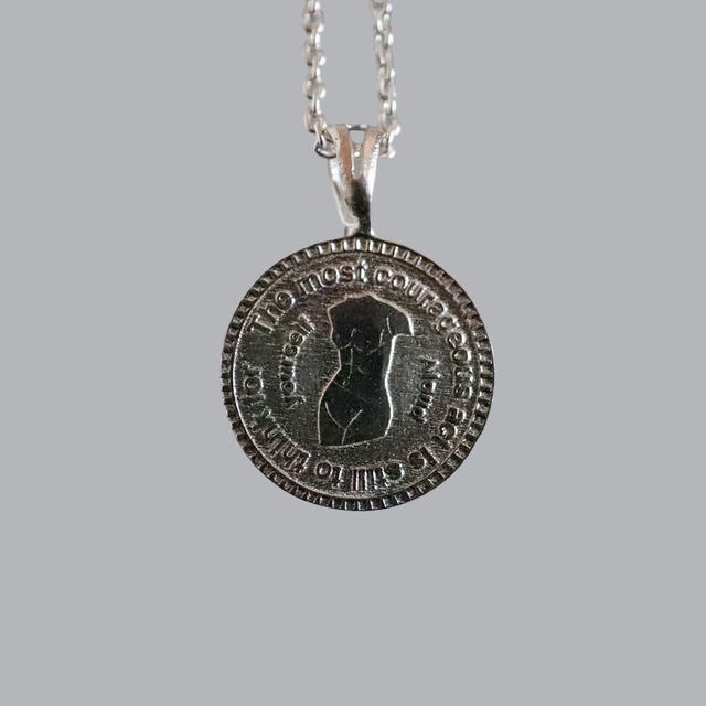 【coin necklace】 / silver