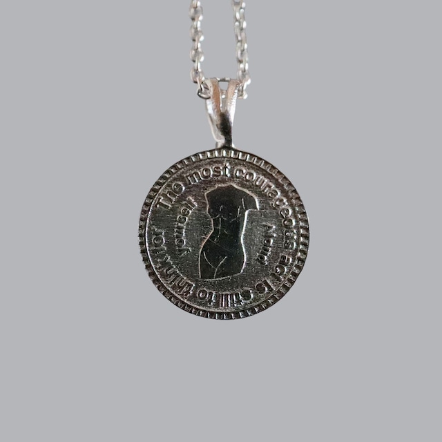 【coin necklace】 / silver