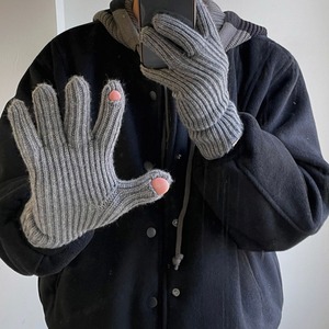 スマホ用ニットグローブ　MT0080372