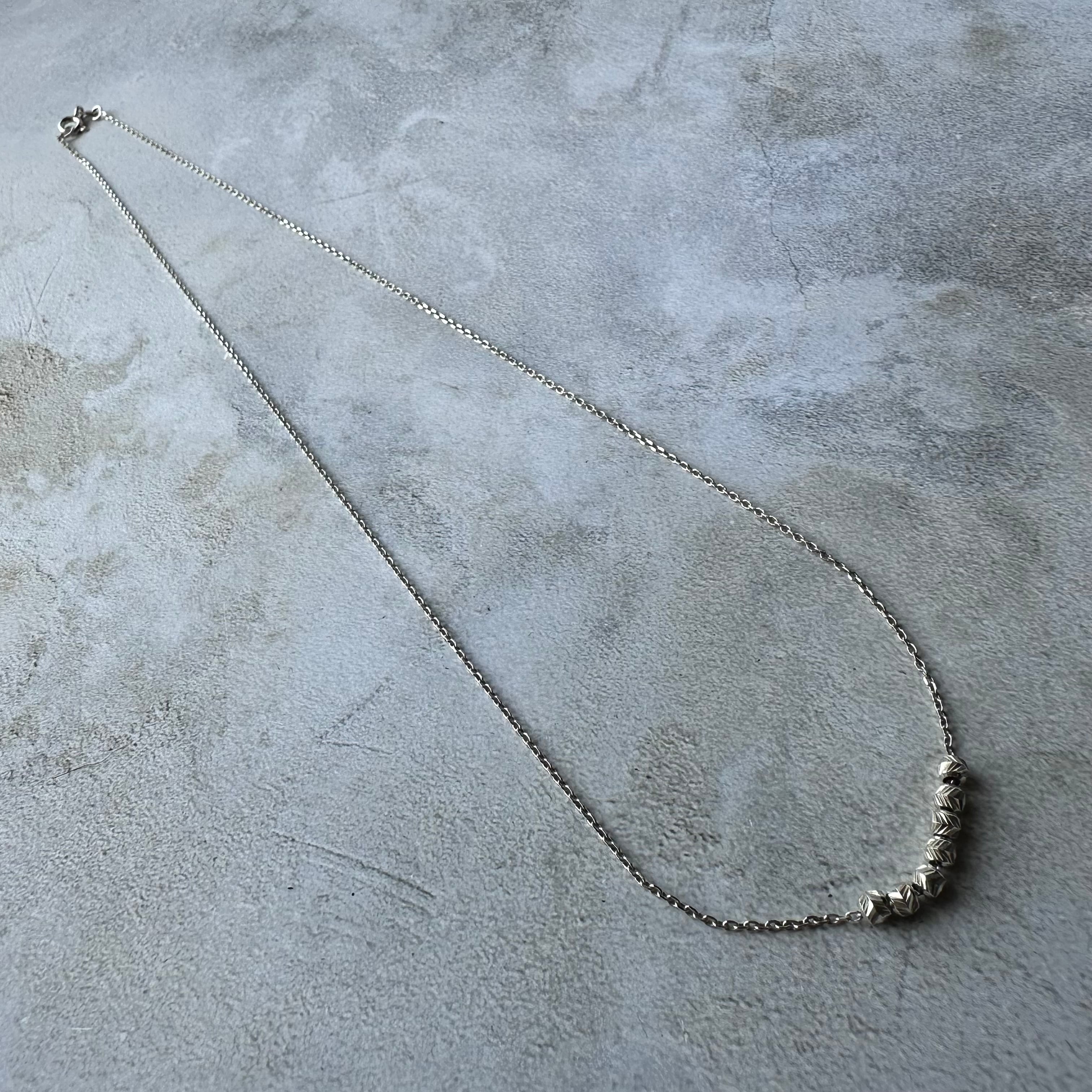 Vintage Modernist Chain Necklace Silver925 Made in Mexico