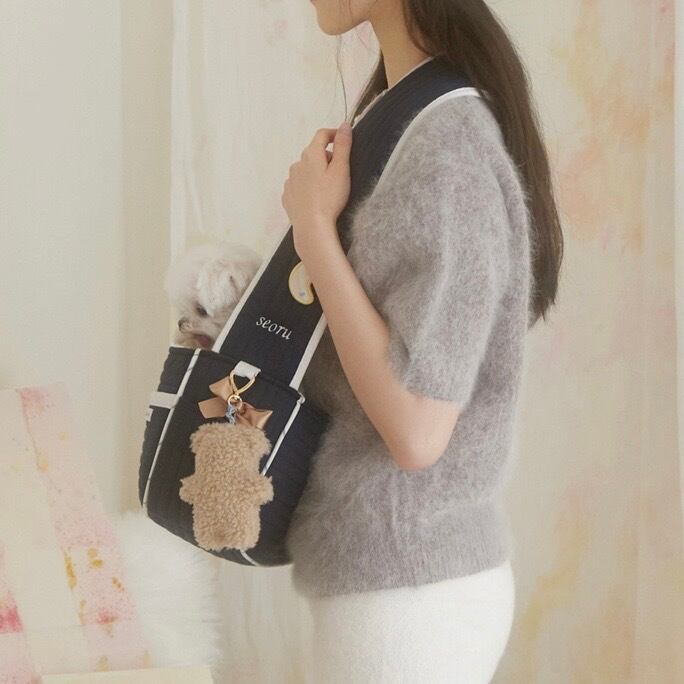M即納【seoru】 shell pet bag ( denim ) | ropet