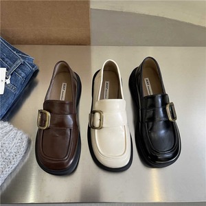 british style thick soled loafers