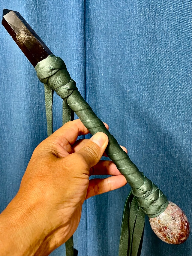 7) 天界・霊界・現界の融合！「シャスタ産クリスタル・ワンド」プロフェッショナル(大型)