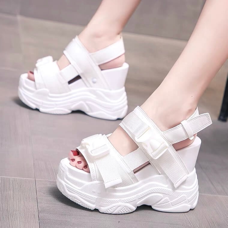 スタイリッシュ厚底スポーツサンダル12cm全2色 | 厚底シューズ