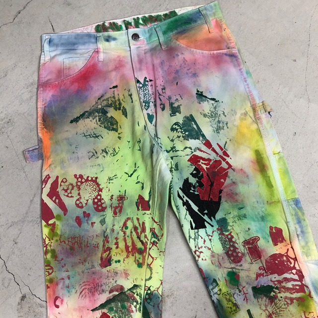 DICKIES PAINTER PANT "PAINT&TIE DYE"