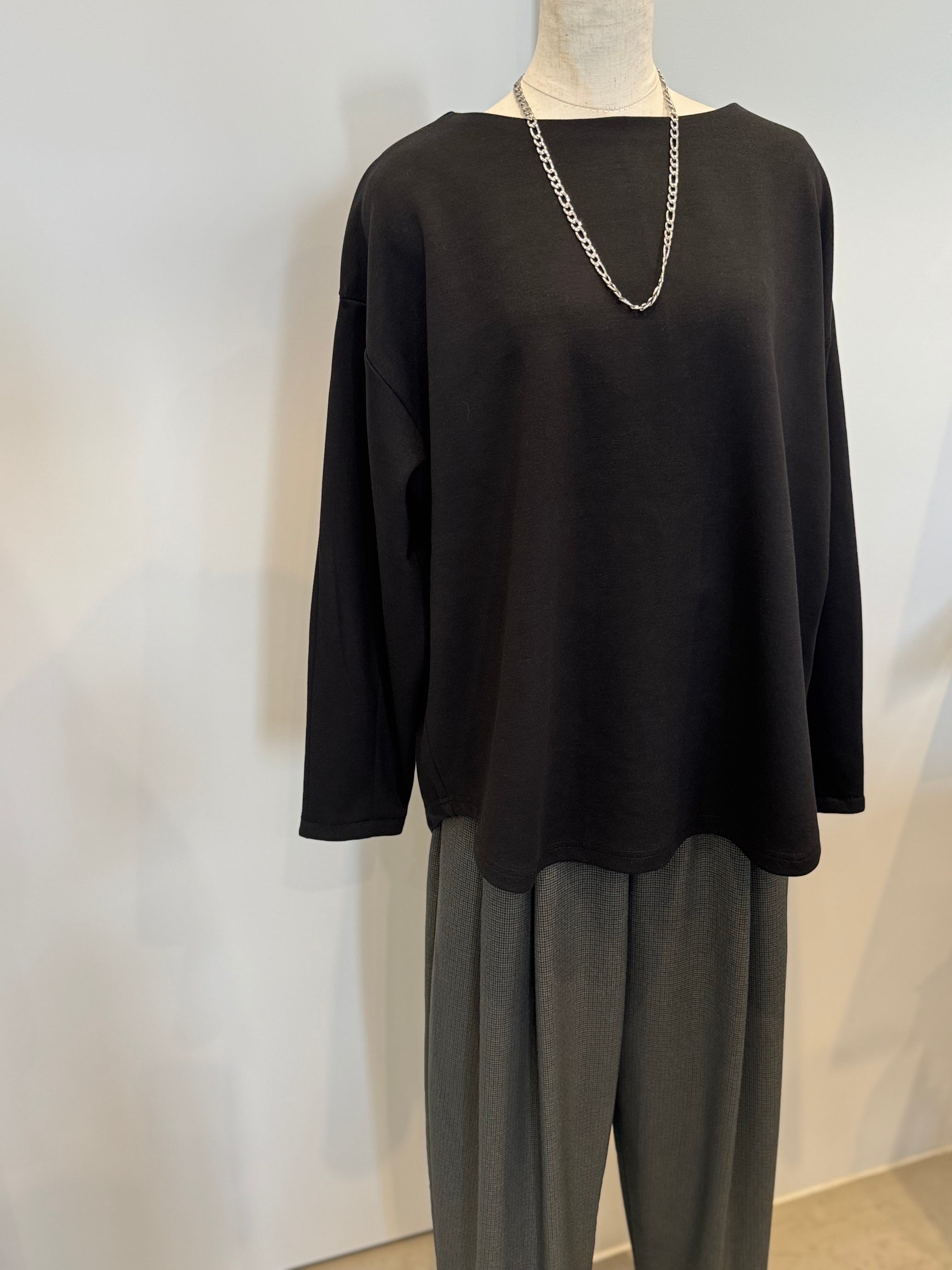 【SELECT】ダーツスリーブダンボールニットプルオーバー 45-0699