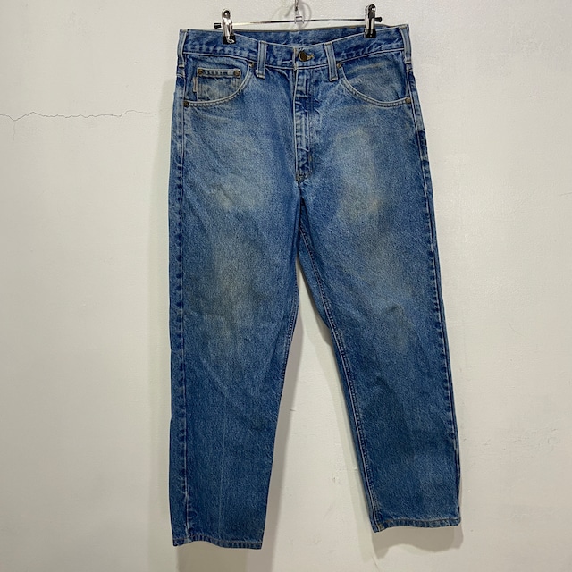 90s carhartt テーパードデニムパンツ　インディゴカラー　W33L30