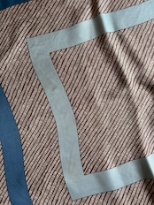 geometric frame silk scarf-5150-8