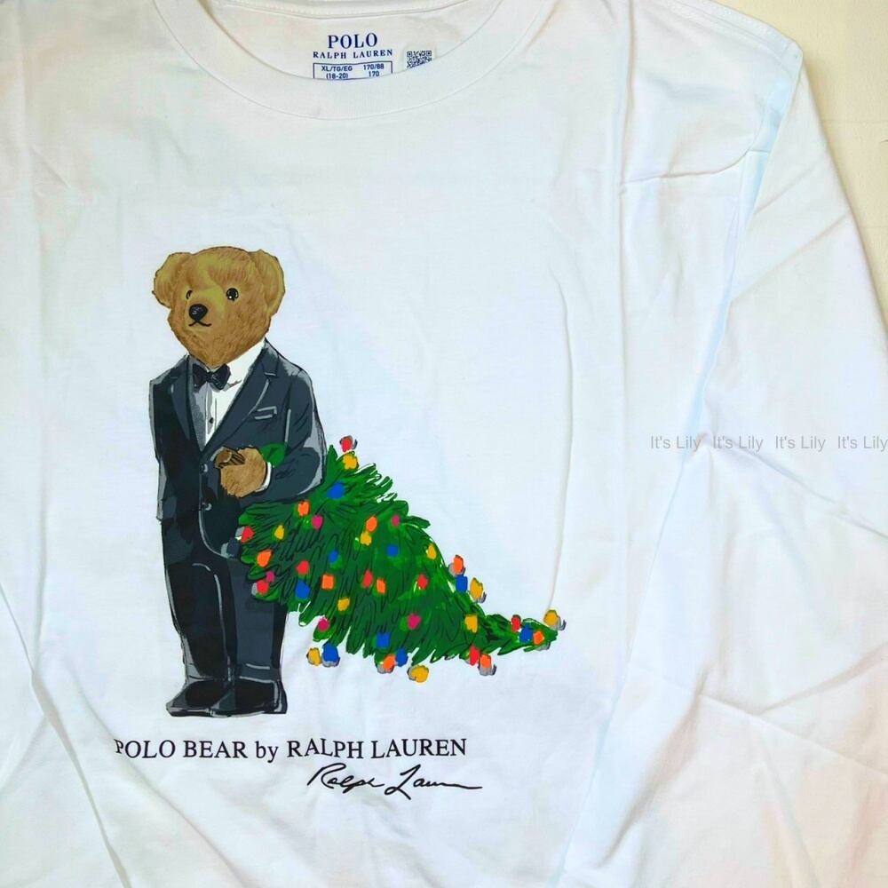 140/150cm】キッズ（男の子）ポロベア 長袖ロンT POLO RALPH LAUREN 