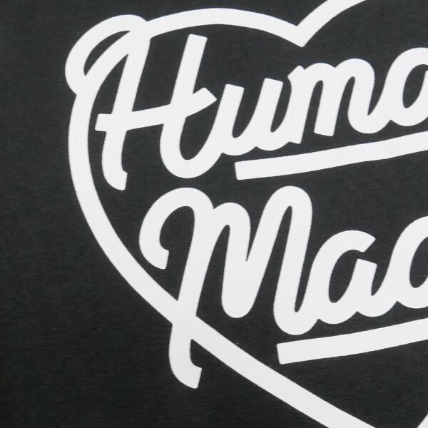 HUMANMADE HEART SWEAT HOODIE BLACK XL