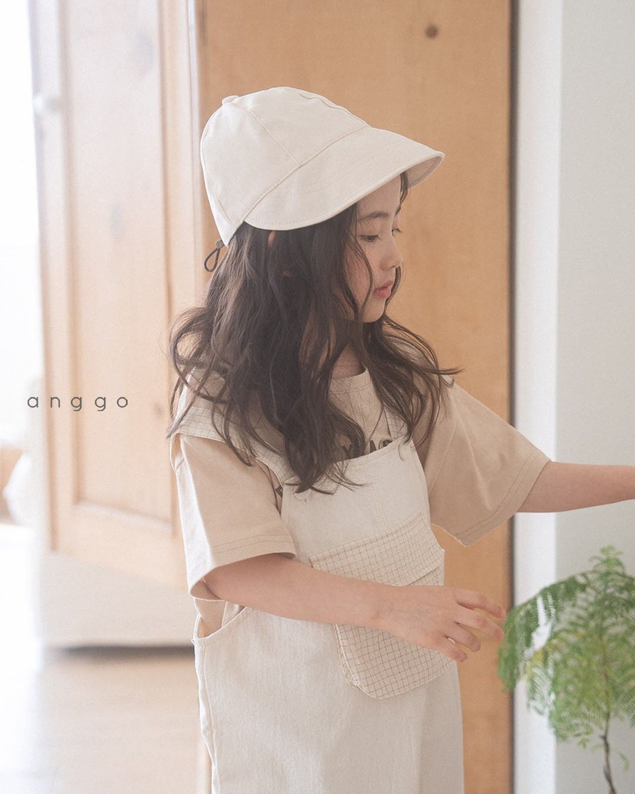 【anggo】サンドオーバーオール クリーム 90〜110cm - 17