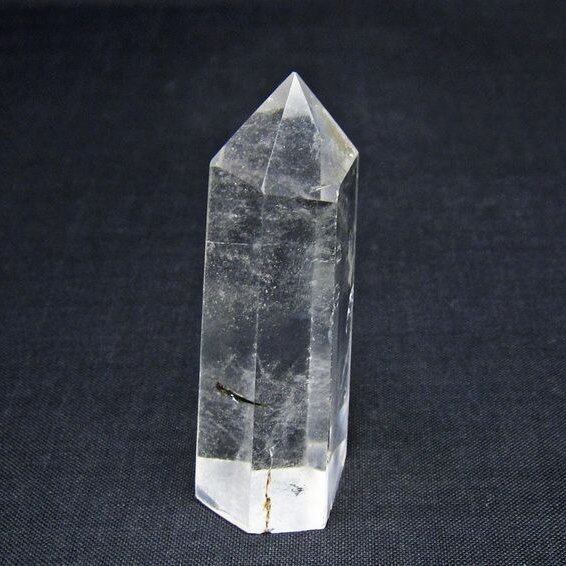 水晶 六角柱 ポイント 置物 一点物 142-11099