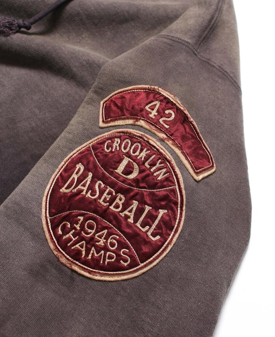 【新品】BOWWOW BASEBALL CHAMPION ZIP HOODIE BOWWOW BASEBALL CHAMPION ZIP HOODIE AGED | BOW & ARROW WEB STORE