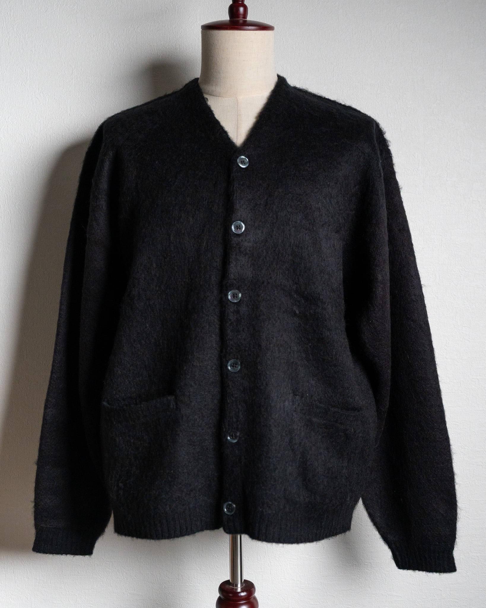 TOWN CRAFT】Solid Shaggy Cardigan 