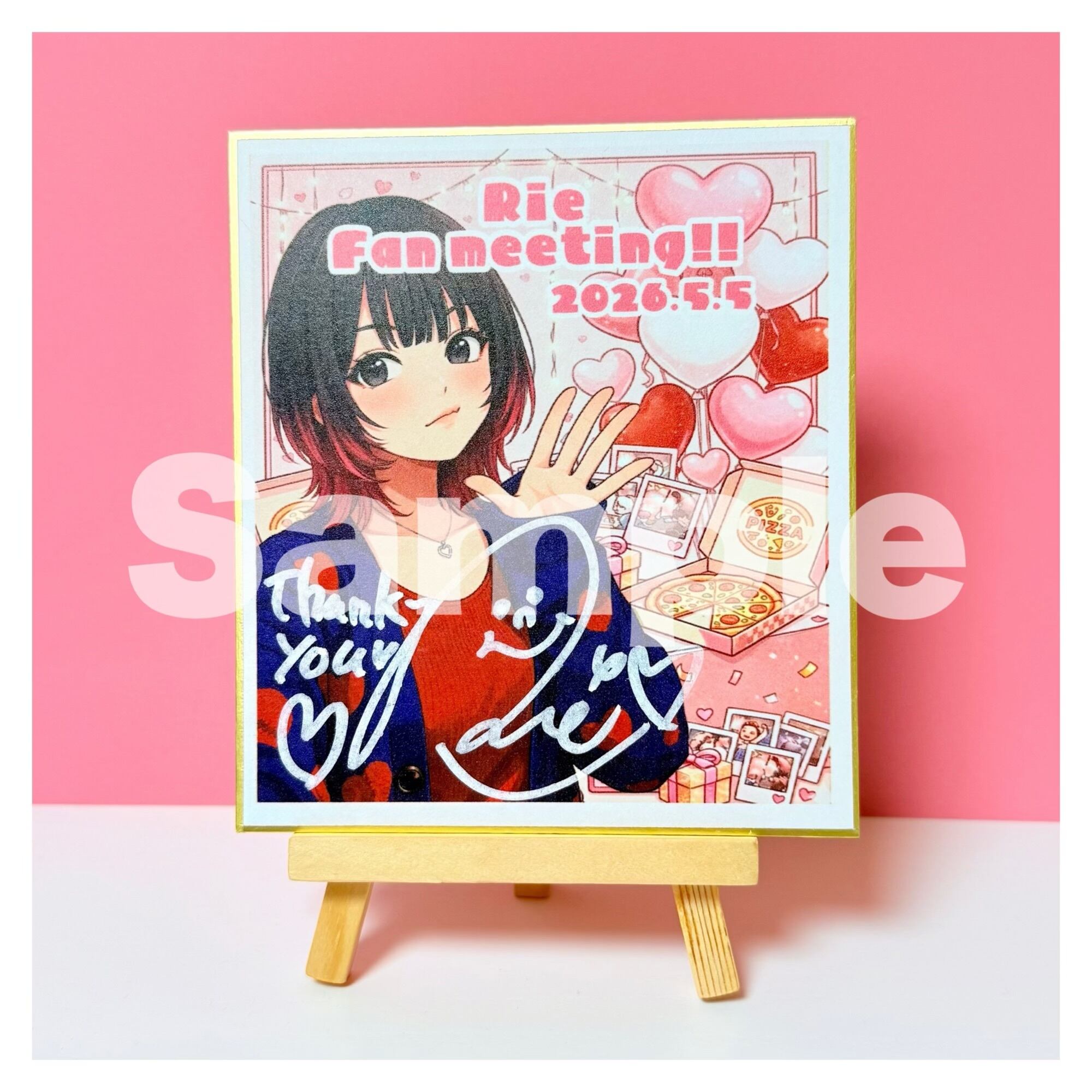 残り5点!!☆オフ会記念ミニ色紙☆6月末まで限定販売!! | + Smile hat +