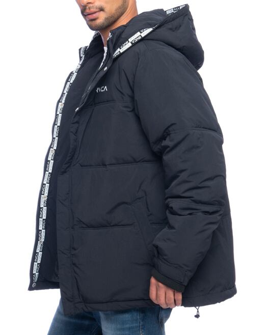 RVCA (ルーカ) BALANCE PUFFER HD JK ジャケット【2021年秋冬モデル】 ブラック BB042765