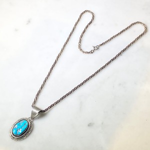 B.PIASO Jr silver pendant necklace set with turquoise