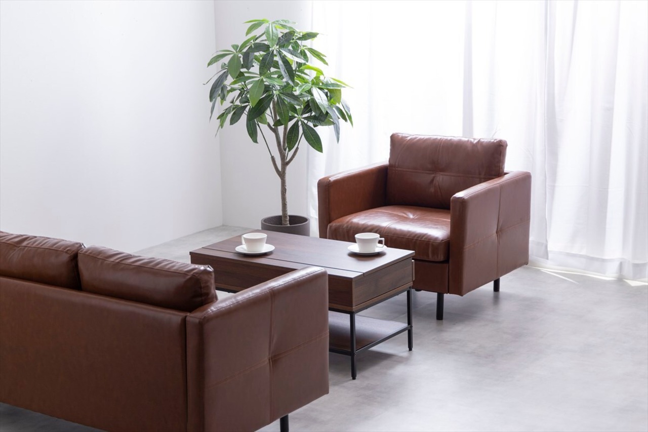 レザー 1人掛けソファ