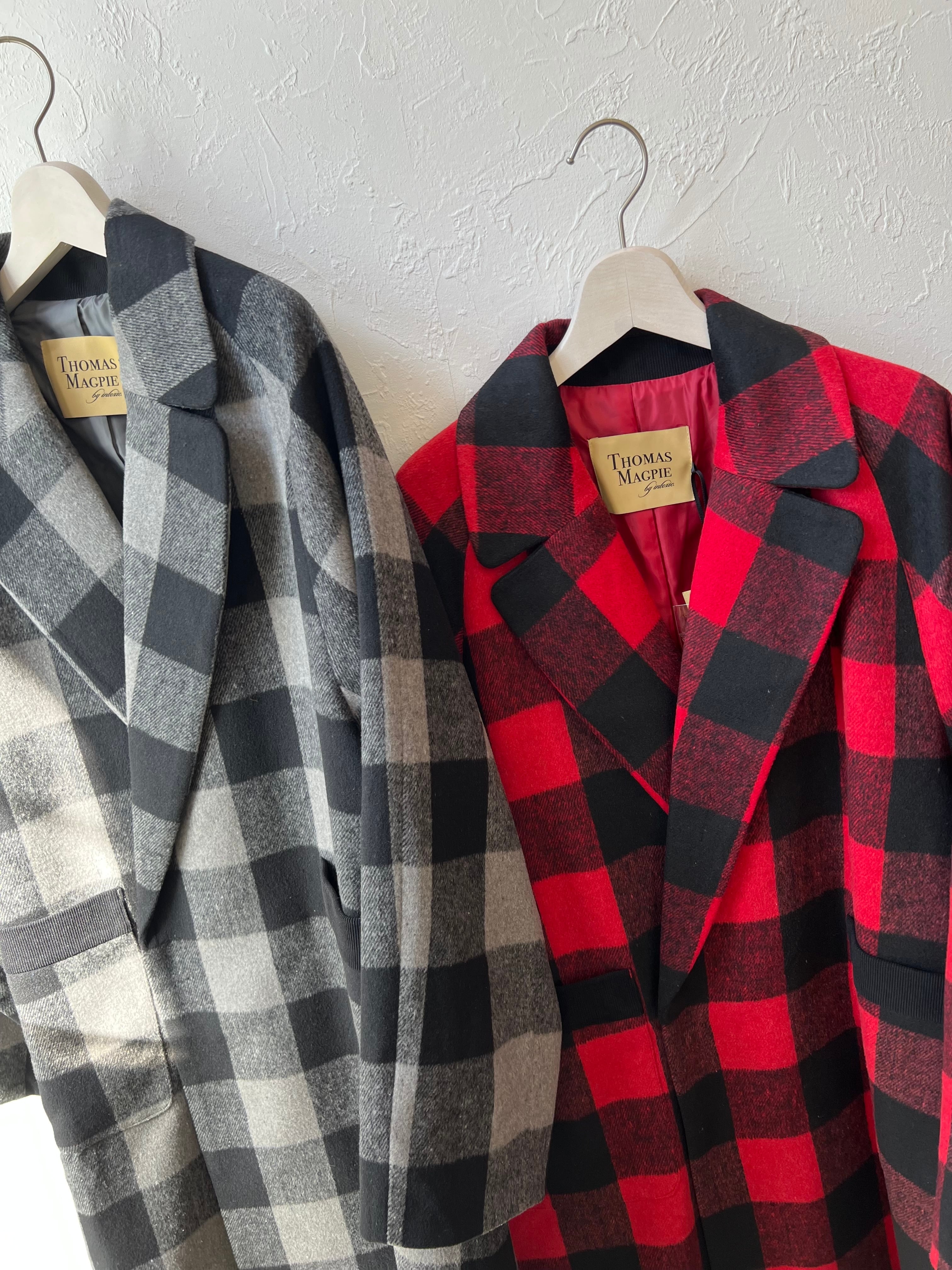 Thomas Magpie トーマスマグパイ コート　ジャケット thomas magpie】check coat /【トーマスマグパイ】チェックコート