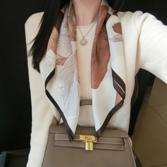 Floral Silk Scarf LA260738