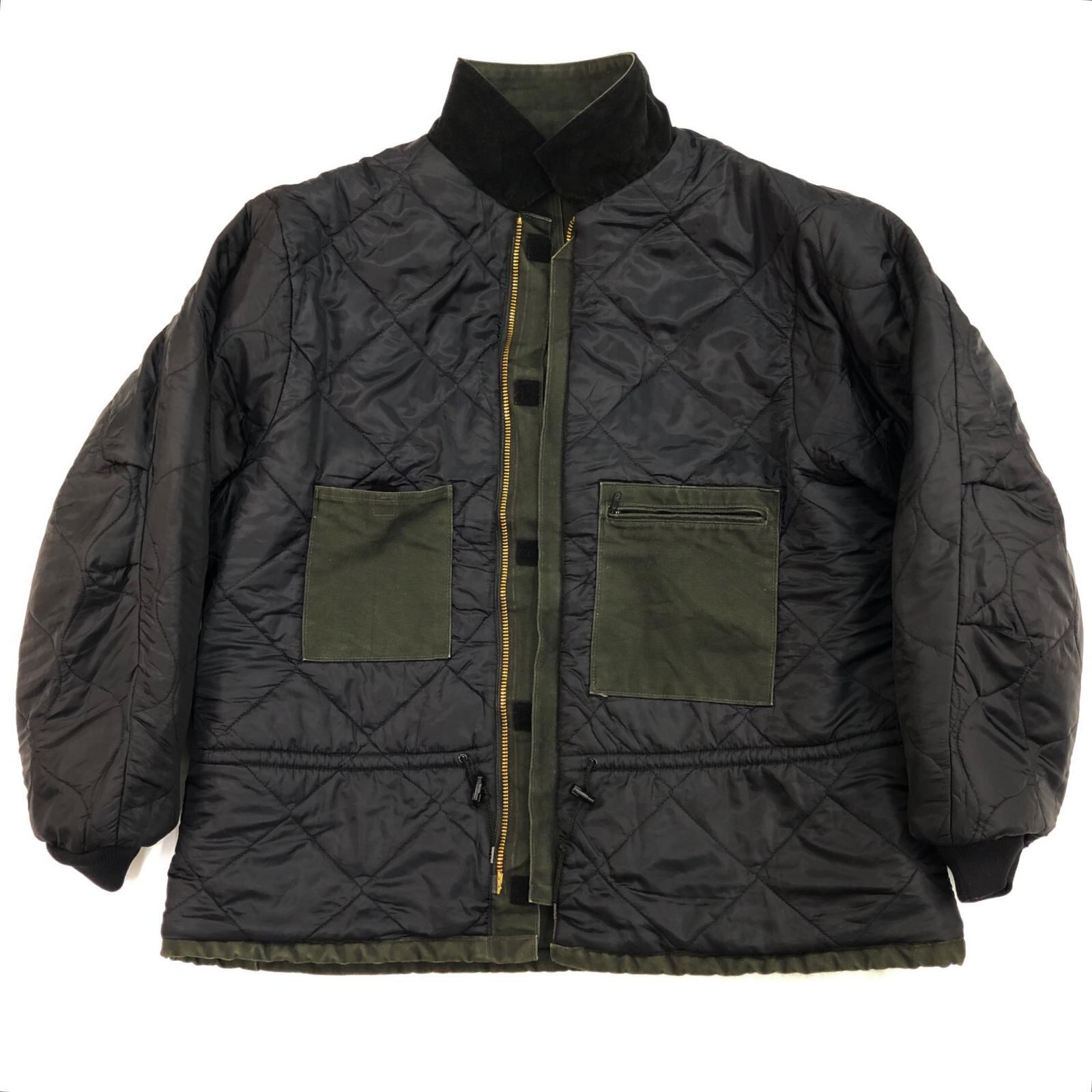 Carhartt ダックジャケット L モスグリーン 裏キルティング CARHARTT カーハート 00年代 MEXICO製 裏地キルティング コーデュロイ