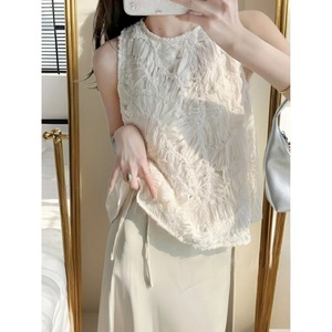 セットアップ ノースリーブ トップス ロングスカート 2点セット 上下セット レディース スカート ボトムス ロング マキシ 袖なし ノースリーブ ラウンドネック Aライン ドレープ フェミニン ハイウエスト クロシェ 編み込み 透け感 透かし編み 薄手 かわいい 大人可愛い きれいめ シンプル カジュアル おしゃれ ルーズ 花柄 フラワー 春 夏 秋 ママ 通勤 学生 学校 通学 デート お出かけ 旅行 公園 女子会 休日 重ね着 体型カバー 普段使い 着回し S M L XL ゆったり 白 ホワイト