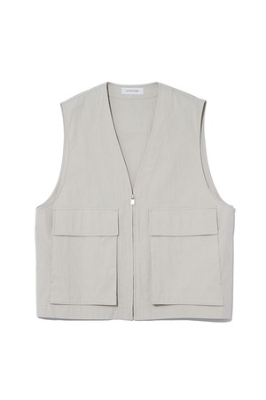 [LE17SEPTEMBRE][メンズ] WORK GILET [LIGHT GREY] 正規品 韓国ブランド 韓国通販 韓国代行 韓国ファッション LE 17 SEPTEMBRE ル 17 セプテンバー le 917韓国 店舗