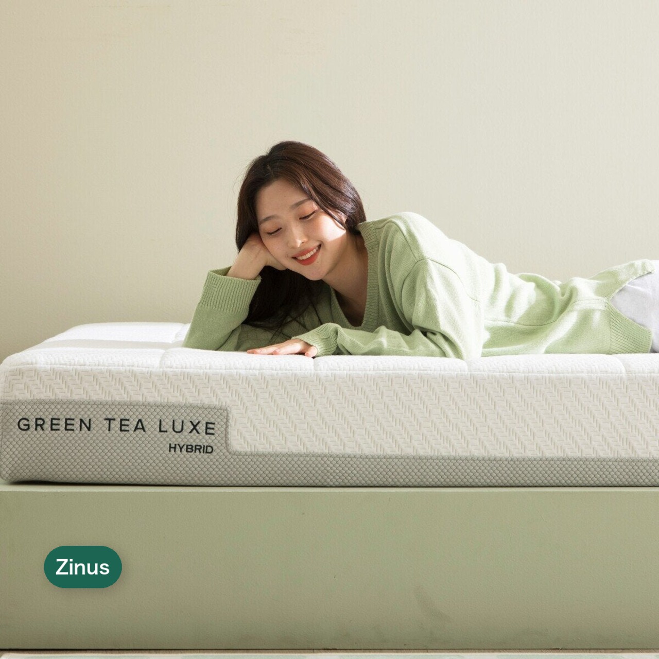 Zinus Green Tea Luxe ハイブリッドマットレス シングル