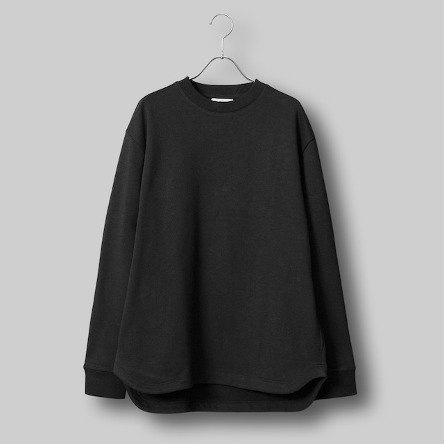 ユージュアルドレススウェットシャツ / Usual Dress Sweatshirt #BLACK