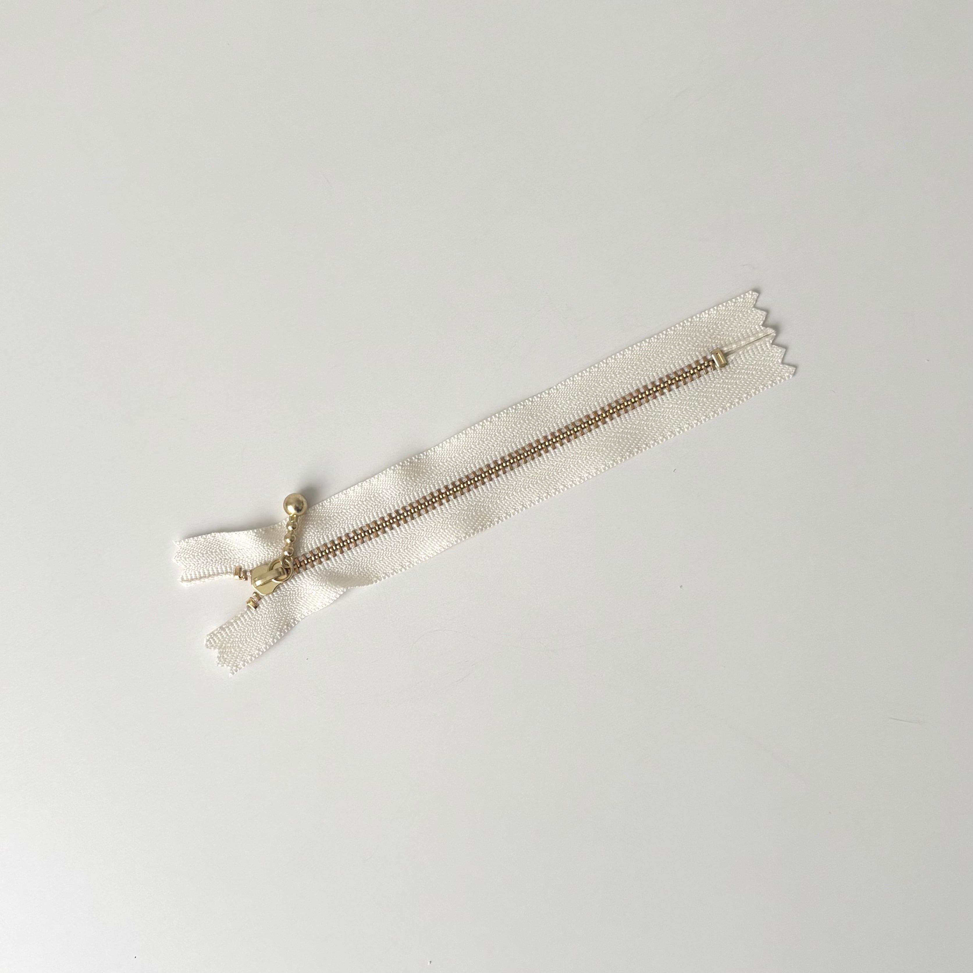 YKK玉付き ファスナー / 14cm