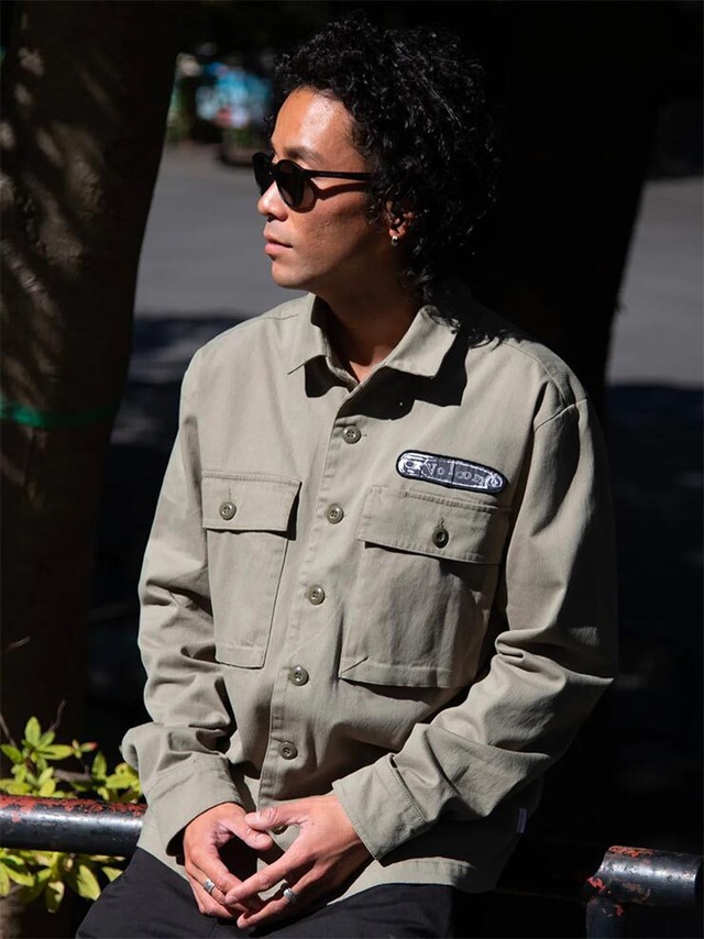 ワークシャツ ジャケット VOLCOM ボルコム TOKYO TRUE PINNED 