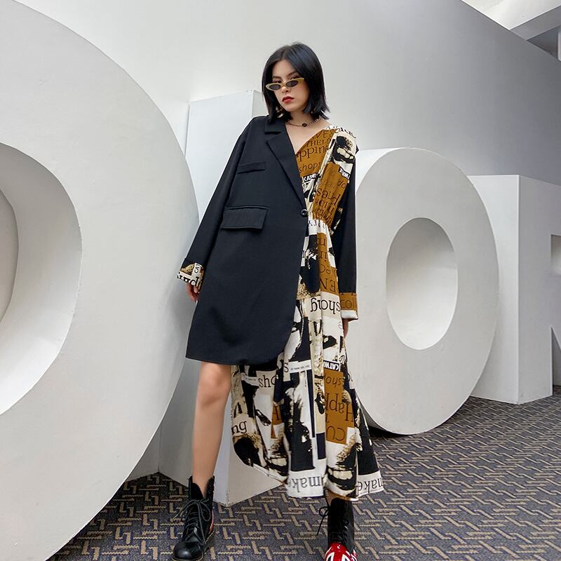 オータムドレス 薄手ロングスカート 秋物 ステッチ ラブタオタオダレンハウス31679336115