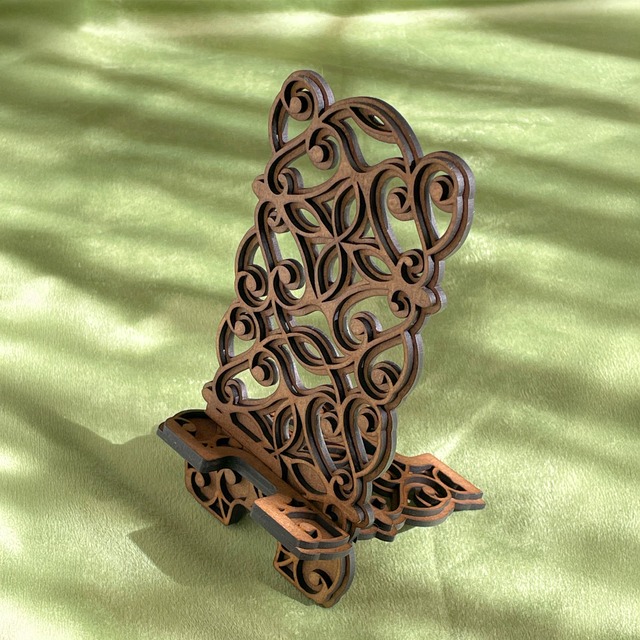 スマホスタンドD　ブラウン色