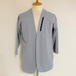 Ice Summer No Collar Cardigan　Gray